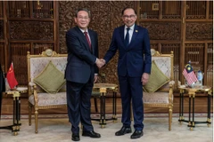 China's Premier Li Qiang (L) shakes hands with Malaysia's Prime Minister Anwar Ibrahim at their meeting in Putrajaya, Malaysia, on June 19, 2024. (Photo: reuters.com)