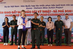 Mine-free land new home to farmers from flood-prone areas in Binh Dinh