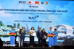 CSI 2024, themed "Businesses Rising in the Green Era," marks the ninth edition of the CSI programme, organised by the Vietnam Chamber of Commerce and Industry (VCCI) in coordination with ministries and agencies. (Photo: VietnamPlus)
