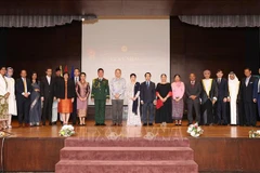 Delegates at the ceremony in Brunei on December 17 commemorating the 80th anniversary of the Vietnam People’s Army (VPA) and the 35th anniversary of the All-People’s Defence Festival (December 22). (Photo: VNA)