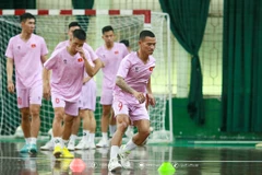 Vietnam's national futsal team gears up for the ASEAN Futsal Championship 2024. (Photo: vff.org.vn)