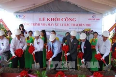 Waste treatment plant built in Ben Tre