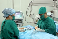 Free operations for people with cataracts in Ninh Thuan province
