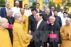 President meets religious dignitaries 