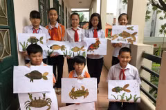 Secondary students display art in Hanoi, London