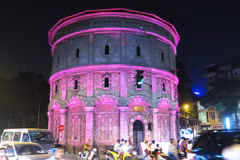 Netherlands lights up water tower in Hanoi