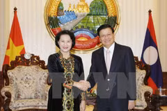 Lao papers highlight NA Chairwoman’s visit
