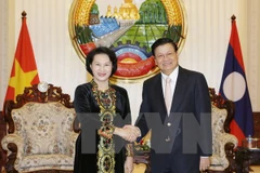 Lao papers highlight NA Chairwoman’s visit