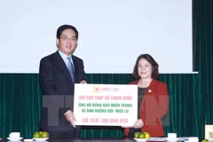 Chinese Red Cross donates 100,000 USD to flood victims
