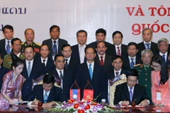 State ceremony marks completion of Vietnam-Laos border marker project