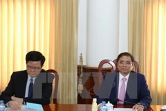 Vietnam, Laos Party organisation commissions enhance cooperation