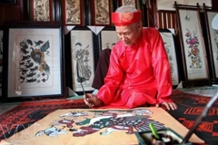 Dong Ho folk painting shines at Asia festival in New York