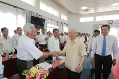 Party chief makes fact-finding tour of Long An province