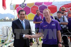 Clipper Race sailors arrive in Da Nang
