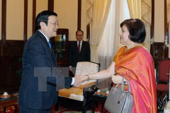 State leader bids farewell to Indian Ambassador 