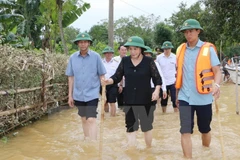 Legislative leader visits storm victims in Ha Tinh