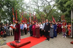 Incense offering ceremony held in honour of Hung Kings