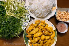 Hanoi signature dish: La Vong grilled fish