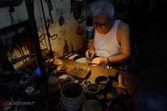 Man dedicated to preserving Hanoi’s traditional silver crafting