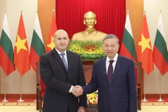 Party General Secretary To Lam receives visiting Bulgarian President Rumen Radev in Hanoi on November 25 afternoon. (Photo: VNA)