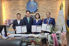 The Seoul-based World Taekwondo Academy (WTA) pledges to support Vietnam in organising the 2024 Asian Open Police Taekwondo Championships. (Photo: VNA)