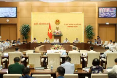 Lawmakers at the 34th session of the NA Standing Commitee. (Photo: VNA)
