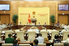 Lawmakers at the 34th session of the NA Standing Commitee. (Photo: VNA)