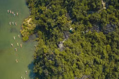 Amazing aerial views of Trang An Tourism Complex 