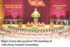 Major issues discussed at 7th meeting of 12th Party Central Committee