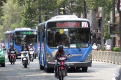 Hanoi launches first CNG-fuelled bus routes