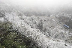 Snow covers northern mountainous areas