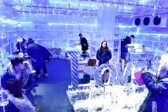 Ice cafe - ideal place to escape from severe heat