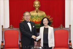 Party official receives outgoing Japanese ambassador