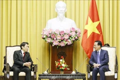 President welcomes Governor of Fukuoka prefecture 
