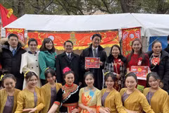 Tet celebrations held for OVs in Japan, Australia, Algeria, Thailand, Laos