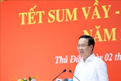 State President delivers Tet greetings in Thu Duc city