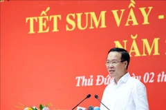 State President delivers Tet greetings in Thu Duc city