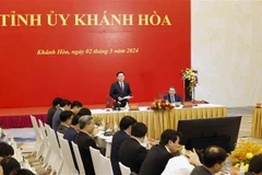 NA Chairman works with Khanh Hoa’s Party Committee