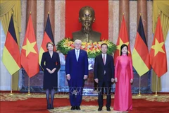 Vietnamese, German Presidents hold talks