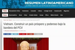 Argentine newspaper publishes Party leader’s article