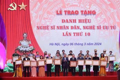 President attends announcement of People’s Artist, Meritorious Artist title winners