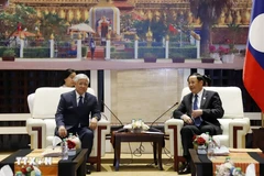 Lao PM hosts delegation of Vietnam Fatherland Front