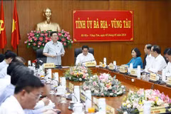 Top legislator works with Ba Ria-Vung Tau authorities