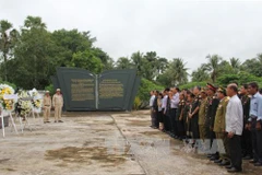 At the ceremony in Laos 
