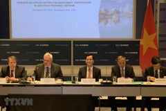 The Vinh Phuc provincial People’s Committee, the Vietnamese Embassy in the US and the US Chamber of Commerce hold an investment promotion seminar in Washington DC on September 4 (Photo: VNA)