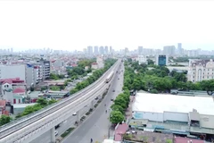 Hanoi tests Nhon - Hanoi Train Station urban railway system