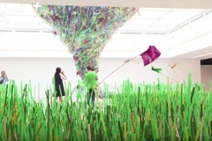 Plastic waste exhibition raises awareness of environment
