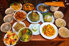 Discovering art of making vegetarian dishes in Tay Ninh