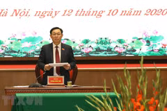 Politburo member re-elected Hanoi Party Committee Secretary