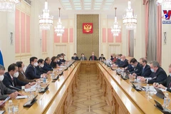 President meets Russian Prime Minister